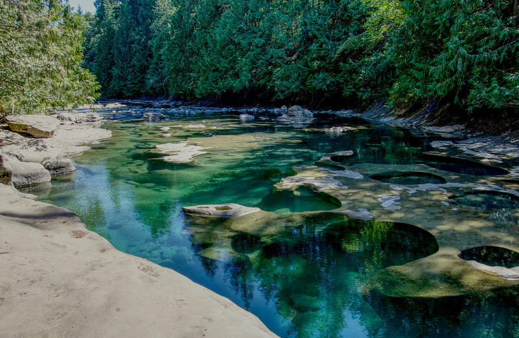 Oyster River Potholes, Vancouver Island, British Columbia