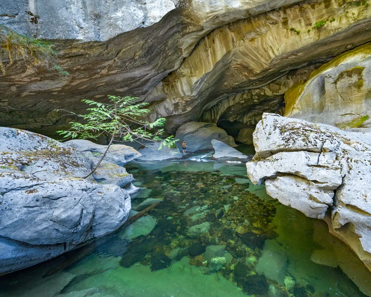 Little Huson Caves on Vancouver Island