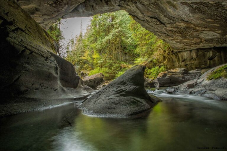 Little Huson Caves on Vancouver Island