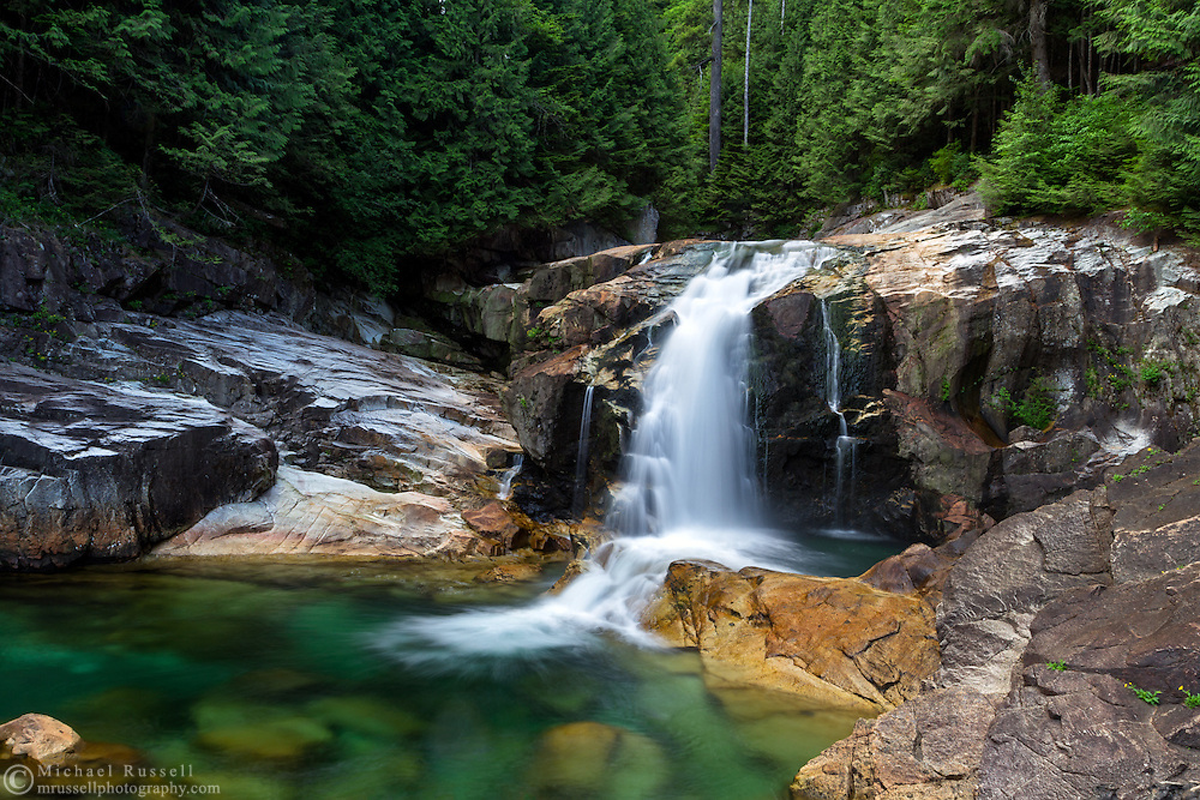 Lower Gold Creek Falls, Golden Ears Provincial Park, British Columbia, Canada